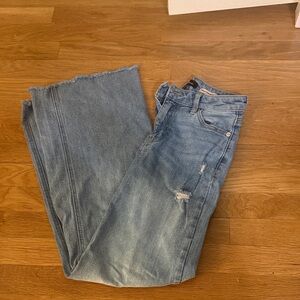 Classic Blue Distressed Women Jeans